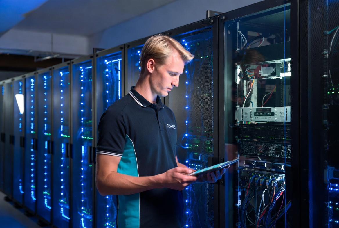 Server room built by Caultex